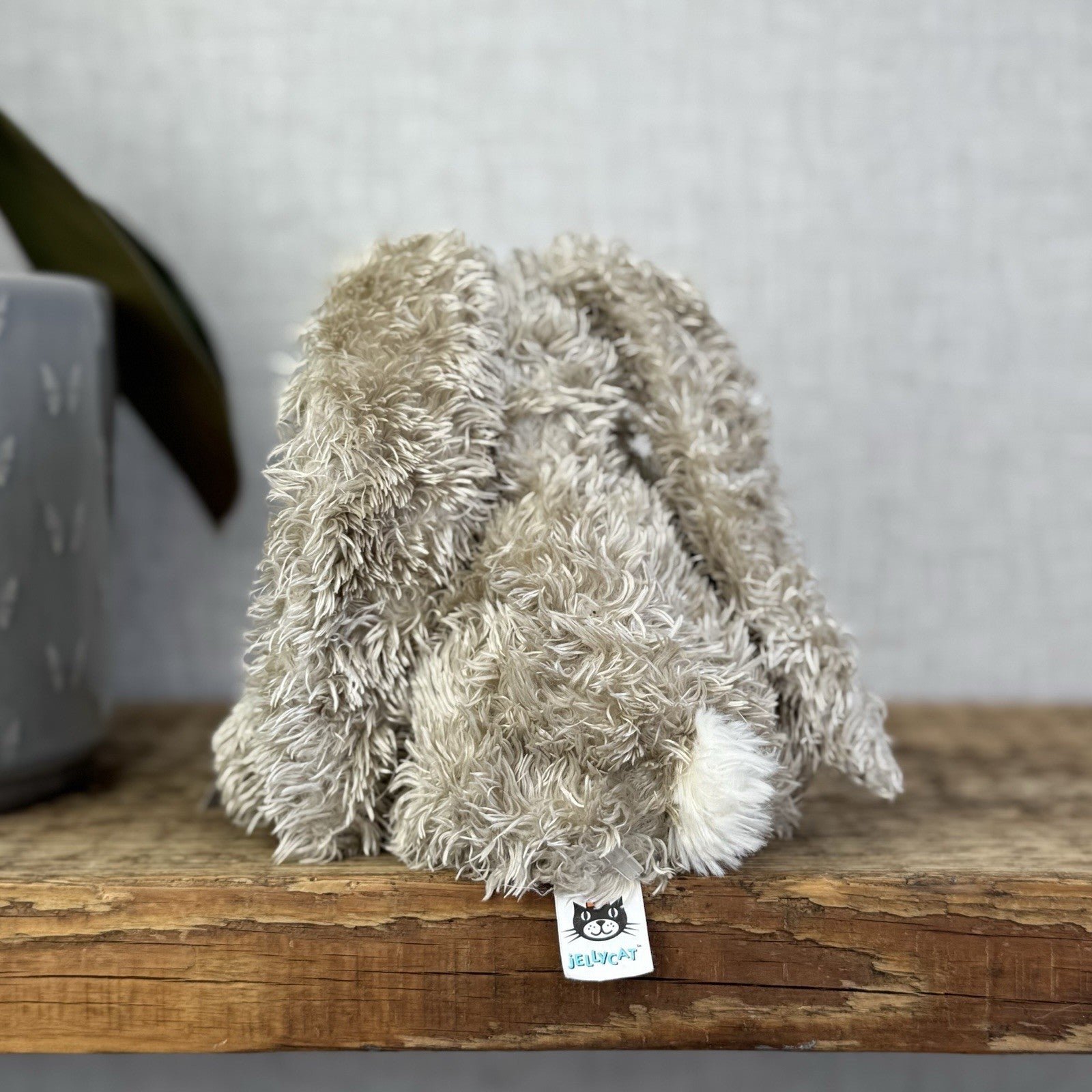 Jellycat Small Tumbler Bunny - Long Ear Beige Scruffy Bunglie Style Rabbit 7”