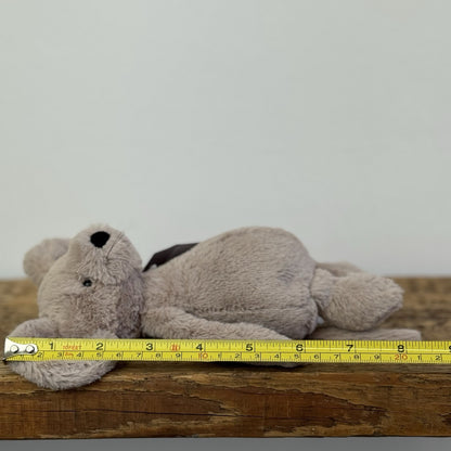 Jellycat Small Bashful Grey Mouse With Whiskers Retired Mouse Collectible 8”