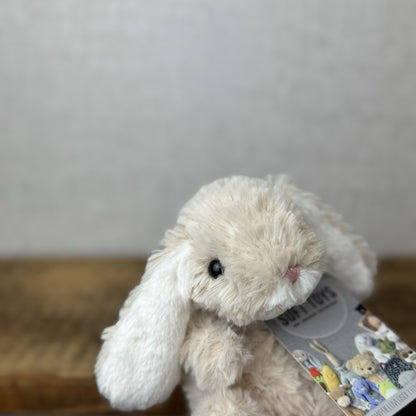 Jellycat Yummy Bunny Beige Rabbit - Mini Beanie Rabbit Retired 5”
