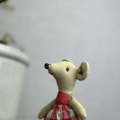 Maileg Little Sister in a Box 2012 - First Edition - Red Mouth Painted Nose