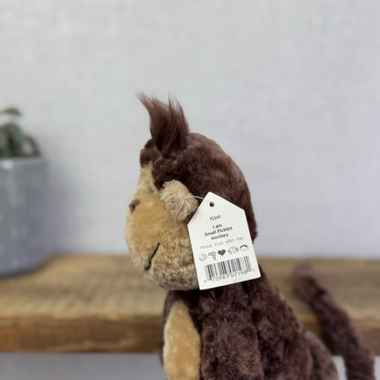 Jellycat Small Pickles Monkey - Vintage Jellycat Monkey New With Tags 12" Rare