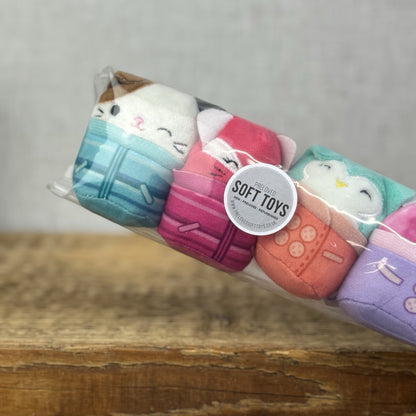 Squishmallow Squishville -Ski Sqaud x4 Play Set (No Ski Slope)