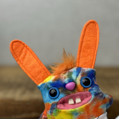 Fuggler Baby Fugg - Series 3 Rabbid Rabbit Multicoloured Rainbow Baby 3.5"