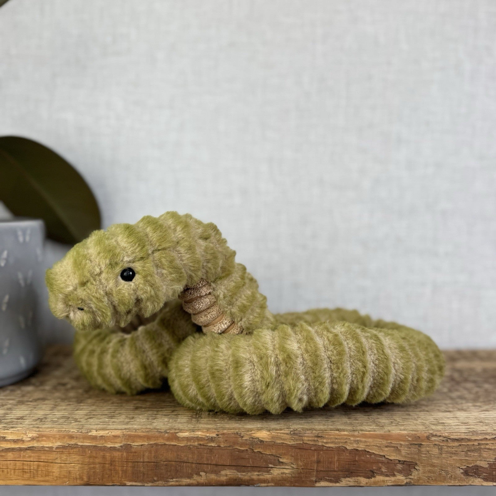 Jellycat Slither Snake Small - Green Snake Retired Beanie Plush Long Soft Toy