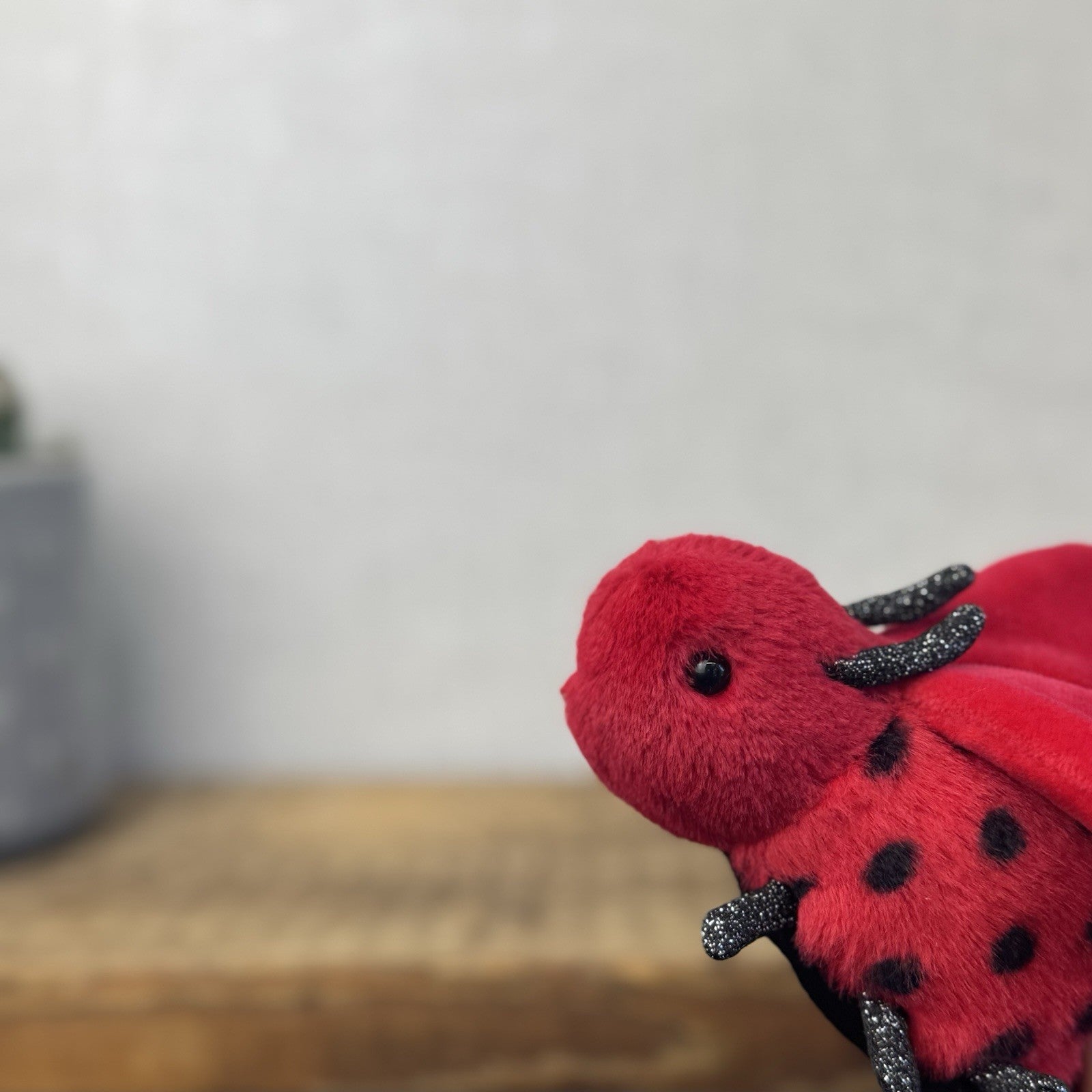 Jellycat Loulou Love Bug - Mini Ladybird Soft Toy Beanie Plush Small Red Bug 5"