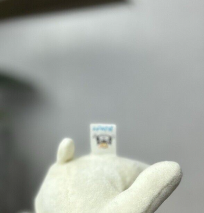 Jellycat Squidgikins Lamb - Small Vintage Beanie Velour - White Lamb Beanie 5"
