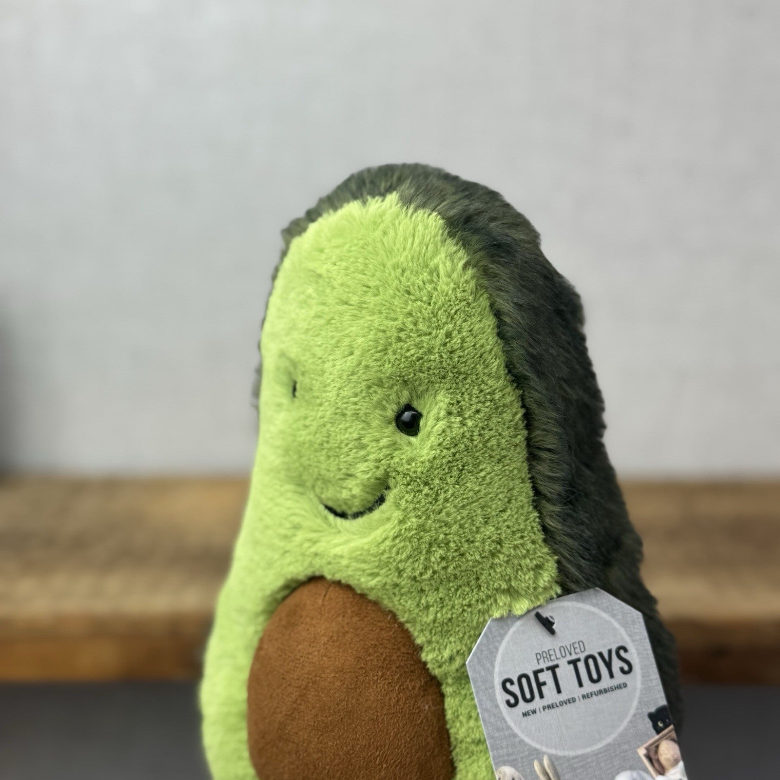 Jellycat Amuseable Avocado Medium - Soft Toy Food Play Green Fluffy Avocado 12”