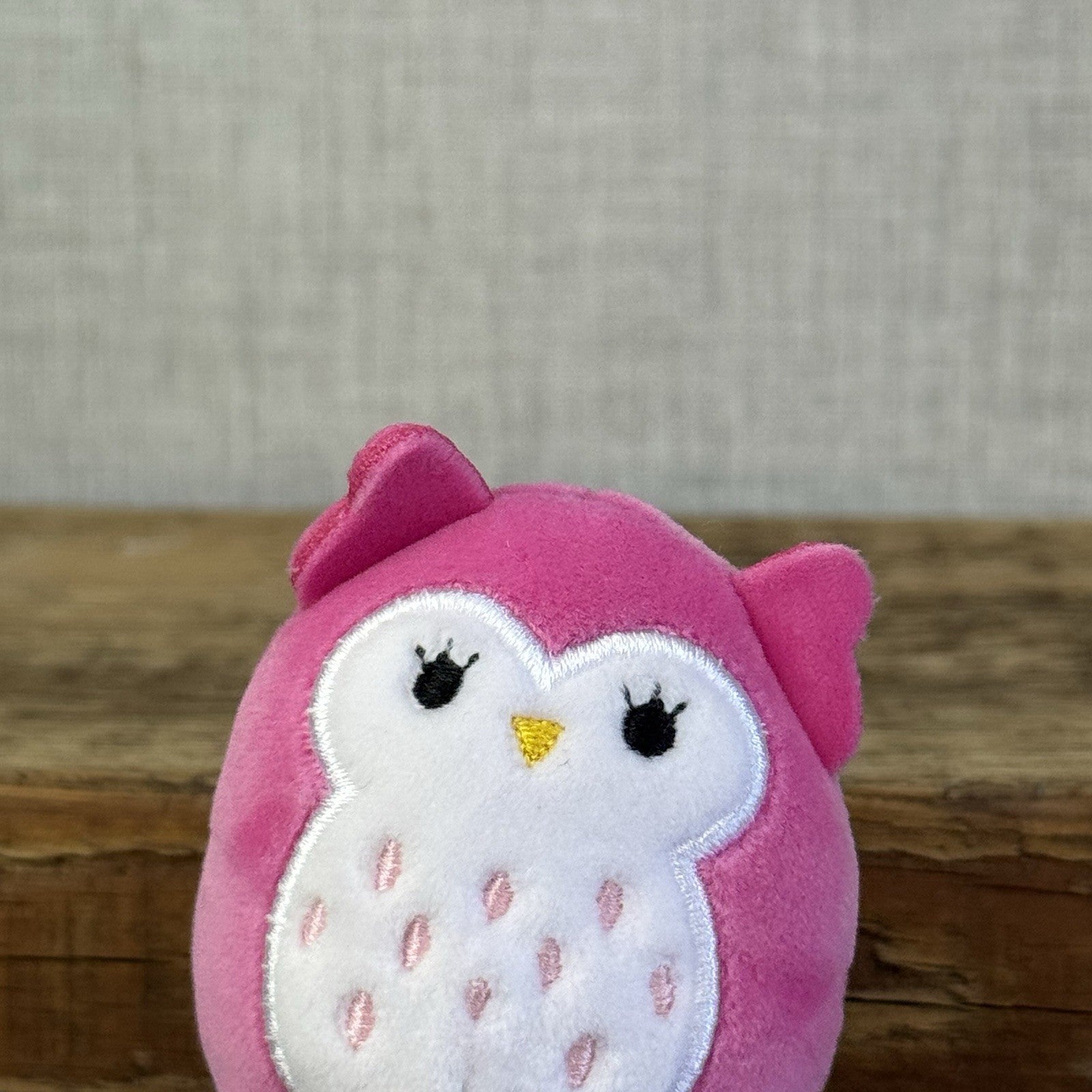 Squishmallow Squishville - Francesca Owl Pink Owl Bird Mini (Multi Buy Discount)
