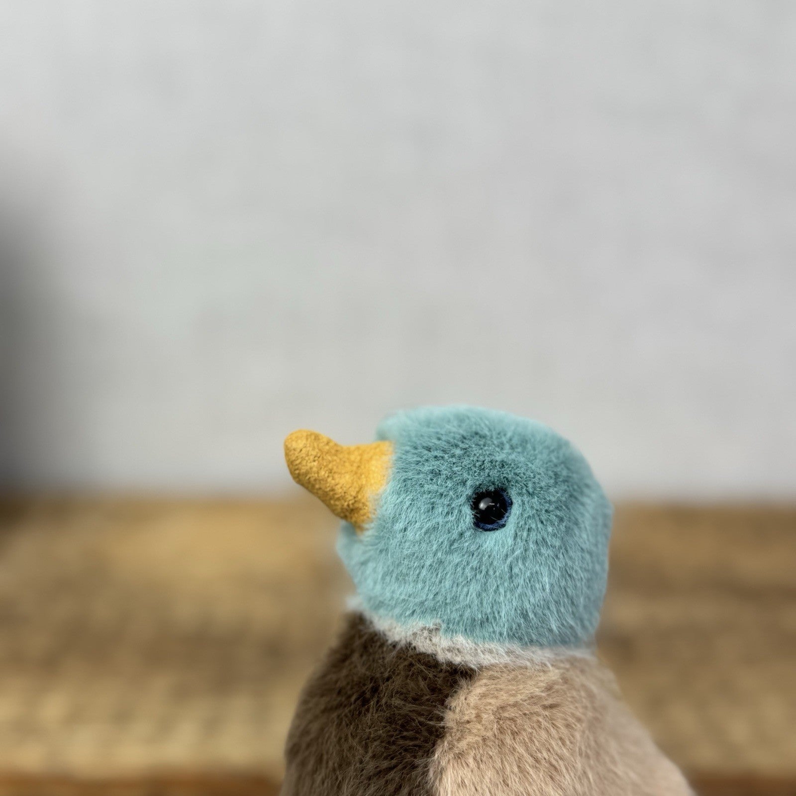 Jellycat Birdling Duck - Mallard Pocket Size Fluffy Bird Soft Toy Retired 5"