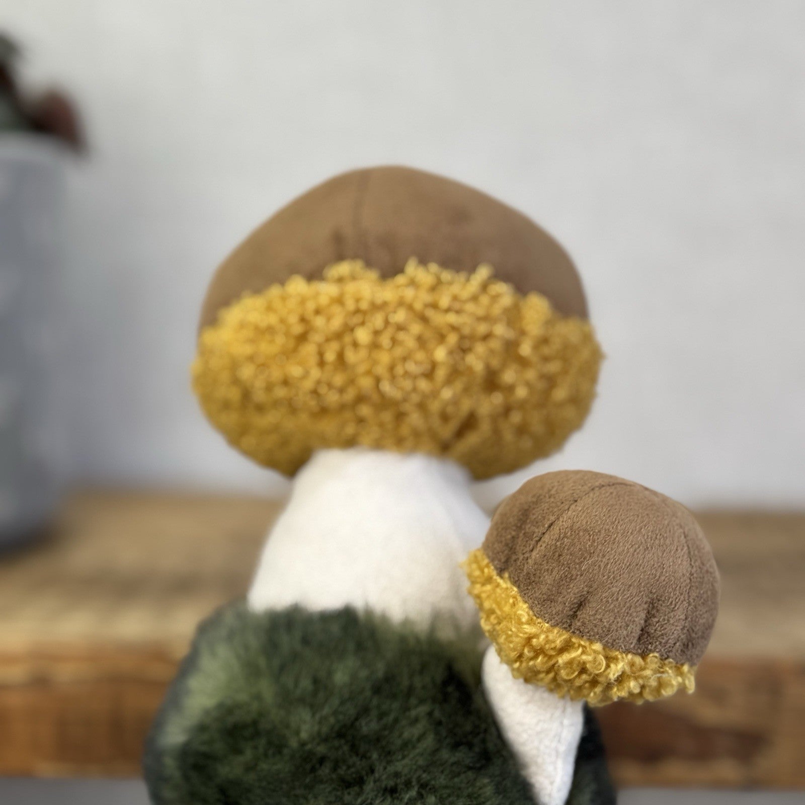 Jellycat Wild Nature Boletus Mushroom - Retired Mushroom Beanie Plush Display 8"