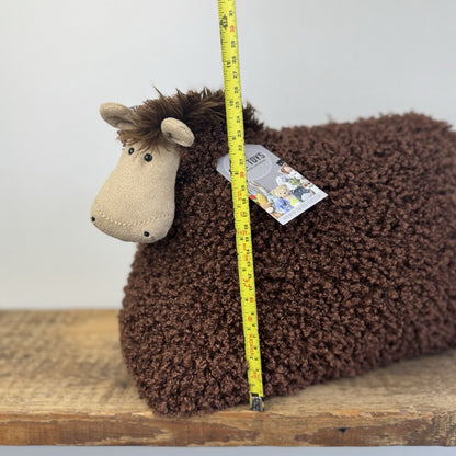 Jellycat Cushillow Horse - Beanie Retired Horse Brown Plush NWOT 14"