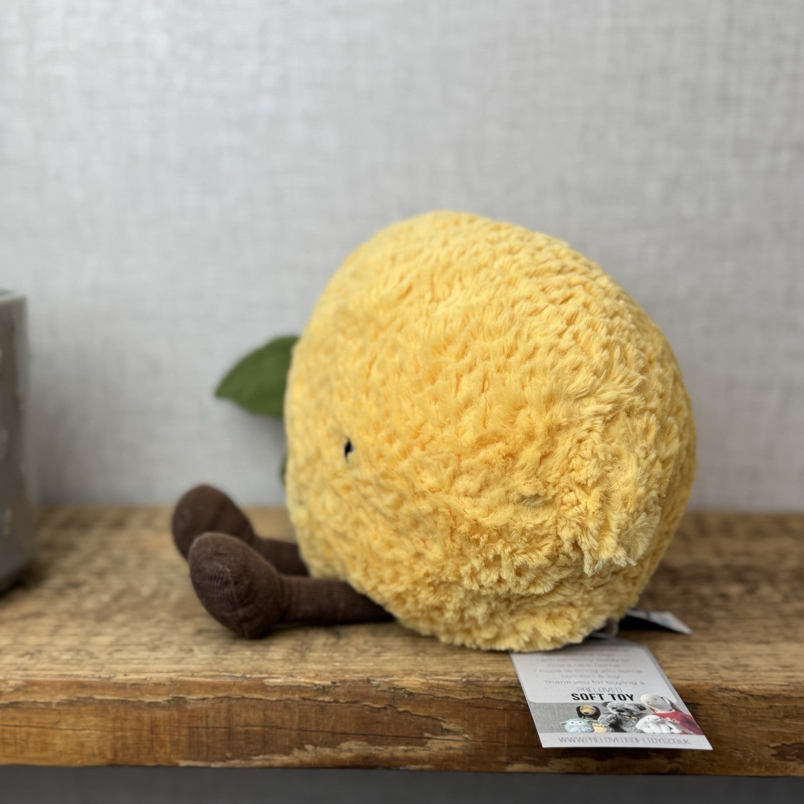 Jellycat Amuseable Lemon - Large Lemon With Legs - Food Play Soft Toy 8"