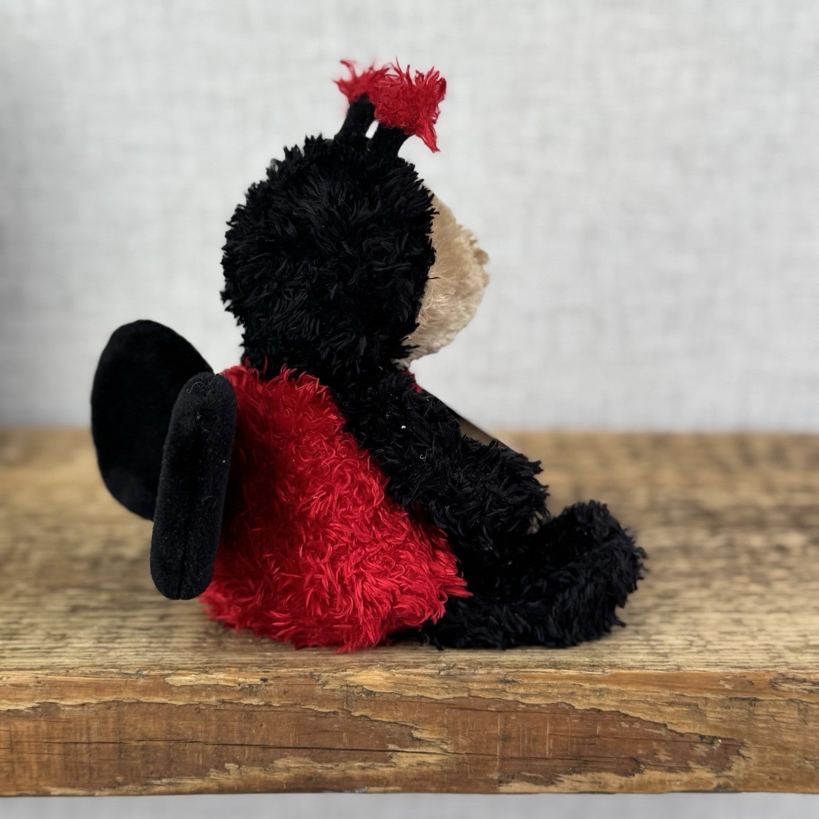 Jellycat Bunglie Tot Leila Ladybird 7”- Beanie  Plush Retired Rare (Repaired)