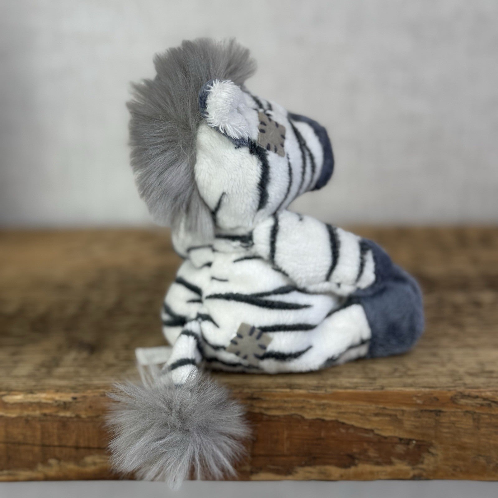 Blue Nose Friends Chip #8 - Mini Zebra Blue Nose Beanbag Soft Toy 5"