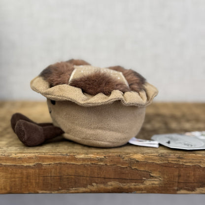Jellycat Amuseable Mince Pie Soft Toy - Christmas Plush Beanie Small Pie 5" (#2)