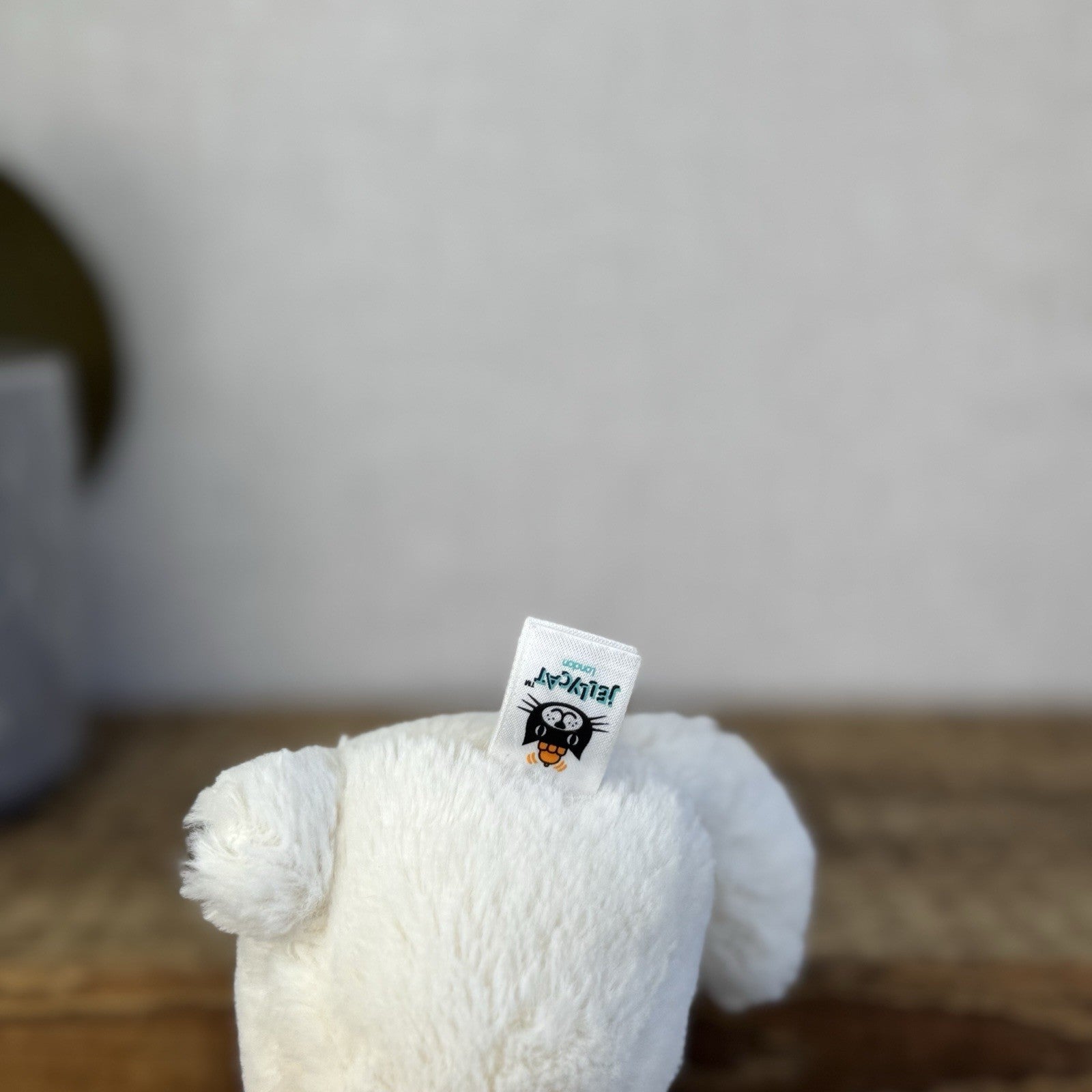 Jellycat Small Bashful Cream Bunny - Off White Rabbit Beanie Plush Toy 8”