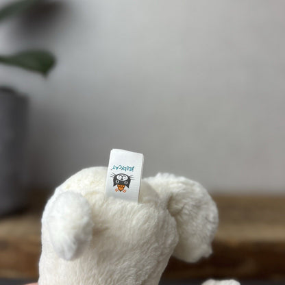 Jellycat Small Bashful Lamb Soft  Plush - Small Bashful Lamb Old Style Old Tags
