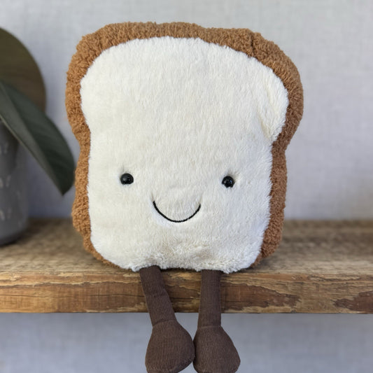 Jellycat Amuseable Toast - Larger Size Toast Beanie New With Older Tags 12"