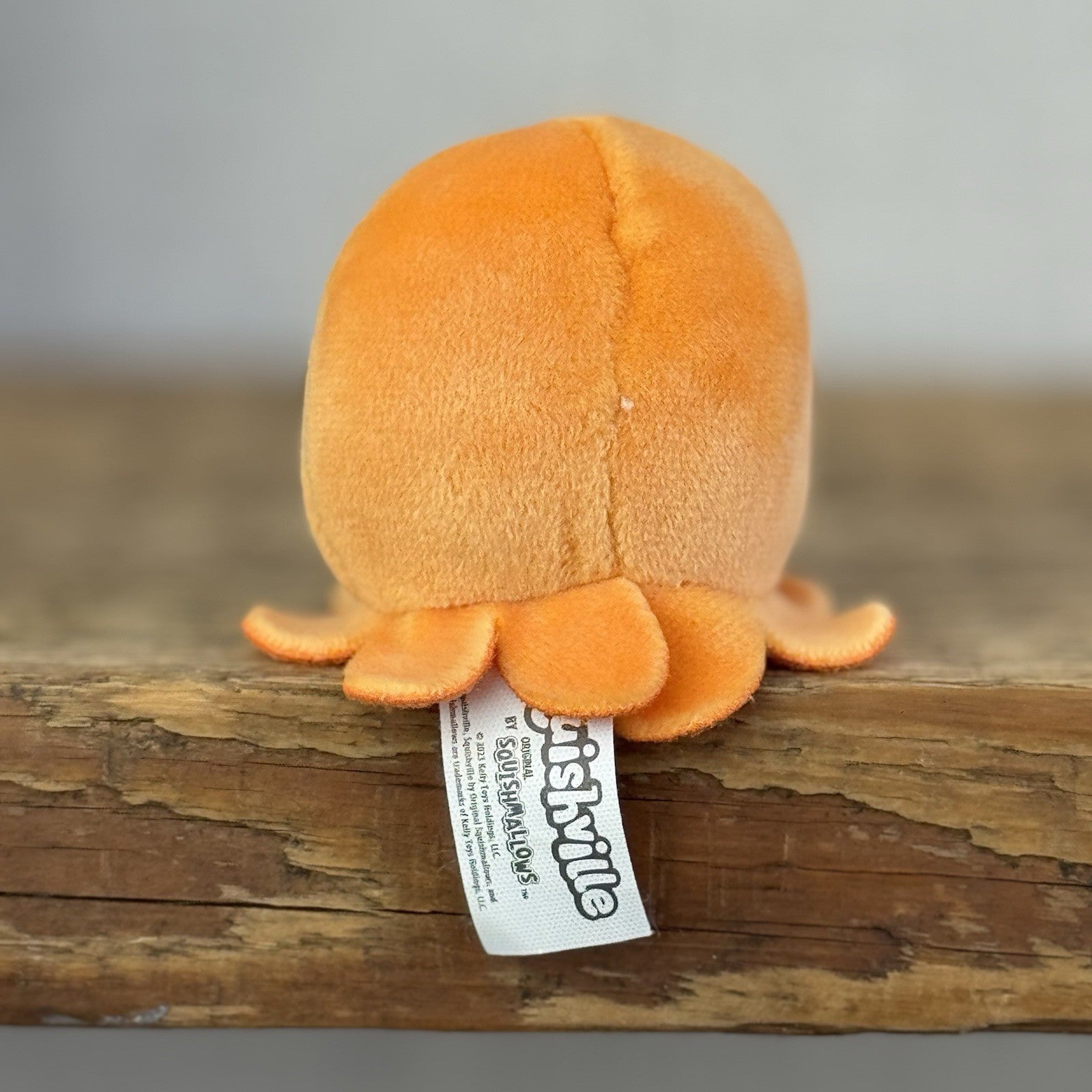 Squishmallow Squishville - Veronica Orange Octopus Small Soft Toy Plush 2"