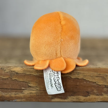 Squishmallow Squishville - Veronica Orange Octopus Small Soft Toy Plush 2"