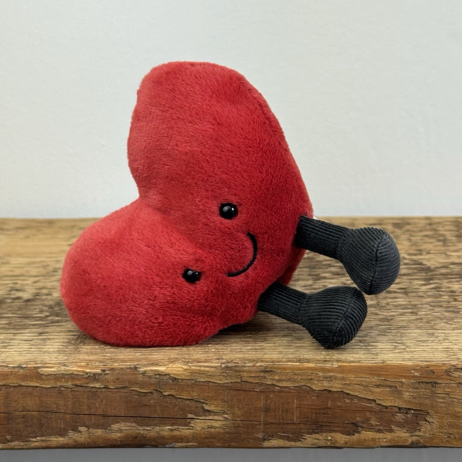 Jellycat Amuseable Red Heart Small Beanie Heart Soft Toy  - New With Tags