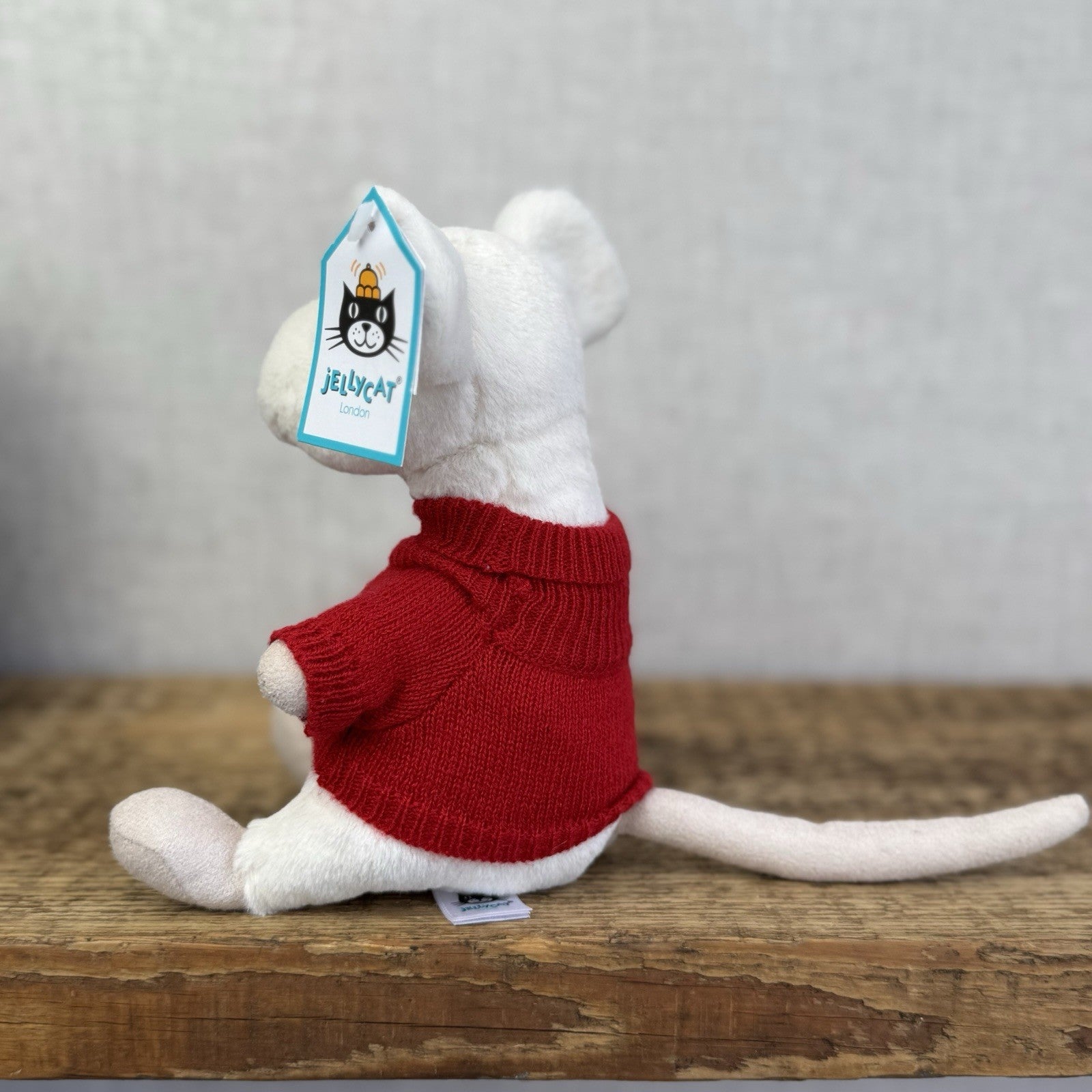 Jellycat Merry Mouse With Jumper - Christmas Soft Toy Retired New With Tags 8"