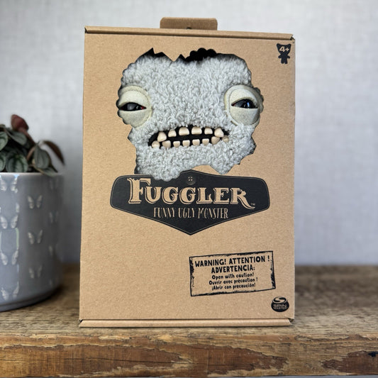 Fuggler Funny Ugly Monster Snuggler Edition - Munch Much Grey SEALED Box Unopen