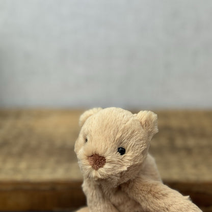 Jellycat Tiny Smudge Bear - Miniature Bear Beanie Plush New With Tags Retired 7"