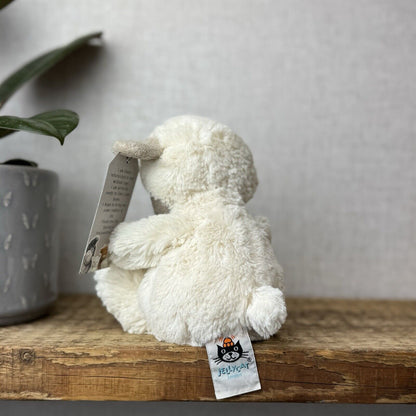 Jellycat Large Poppet Lamb - Cream Poppet Sheep Tiny Pocket Pal Retired 6”