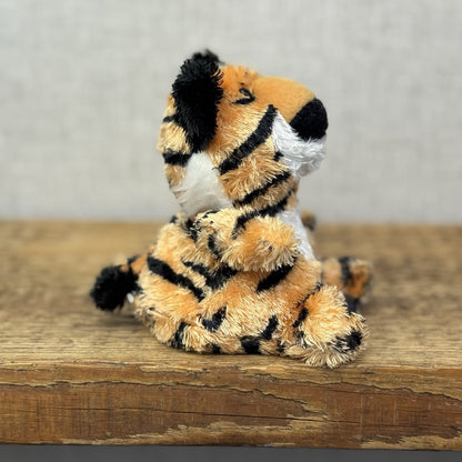 Russ Berrie Luvvies - Bob The Tiger - Pudding Tiger Soft Toy Tiny 4”