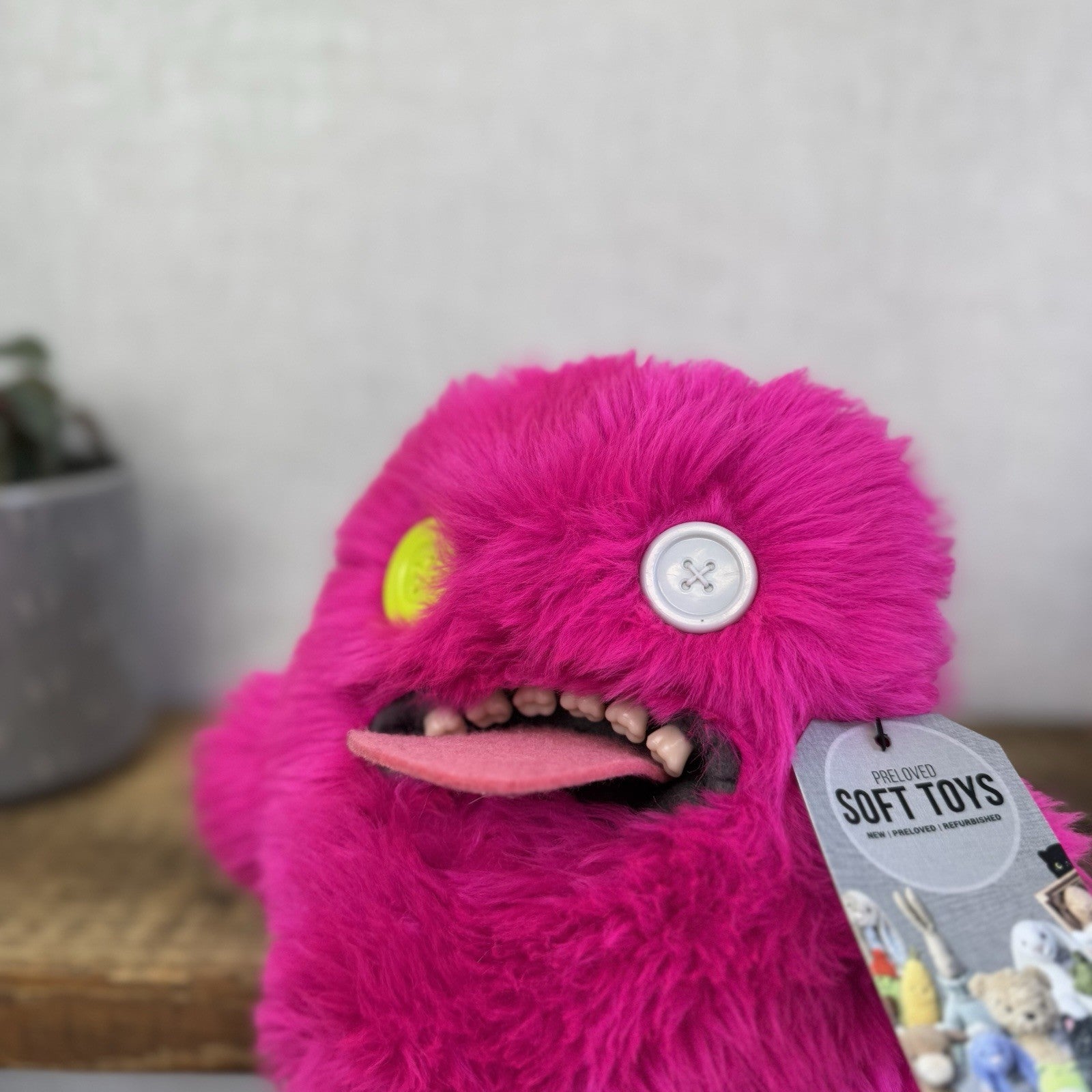 Fuggler Double Trouble - Oogah Boogah Pink Fluffy Funny Ugly Monster (no Baby)