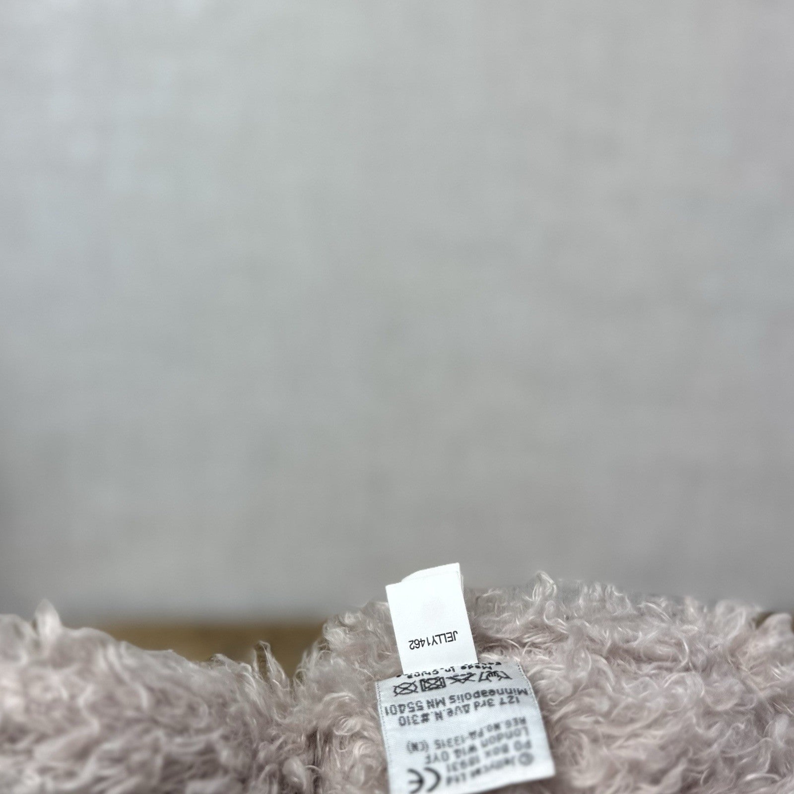 Jellycat Large Scamp Pup - Curly Beige Terrier Soft Toy Beanie Vintage 18"