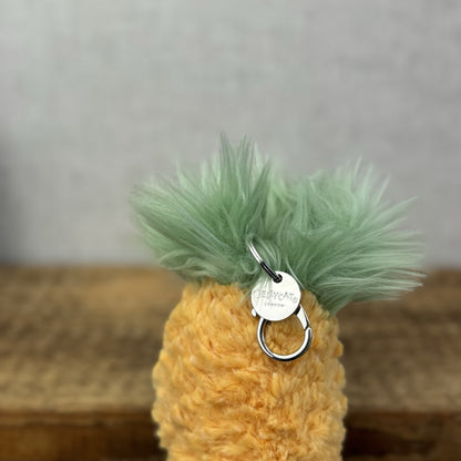 Jellycat Amuseable Pineapple Keyring Bag Charm  Retired Rare Keyring Plush