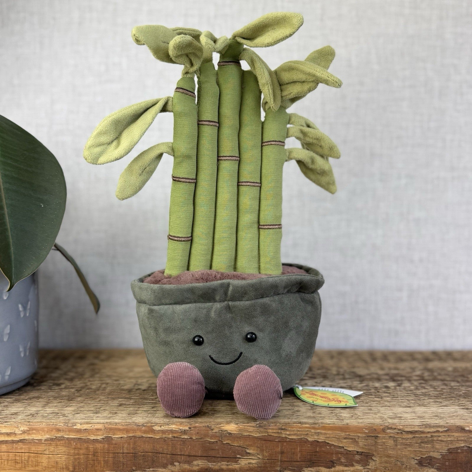 Jellycat Amuseable Potted Bamboo - Plant Soft Toy Display Plush Teddy 12"