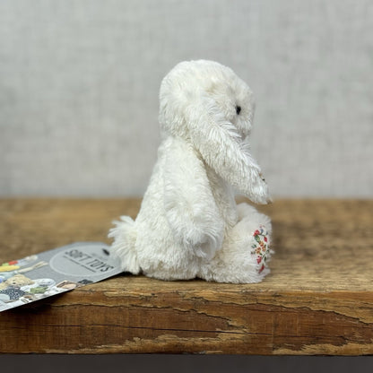 Jellycat Tiny Baby Cream Blossom Bashful Bunny - Tiny Floral Rabbit  Bunny 5”