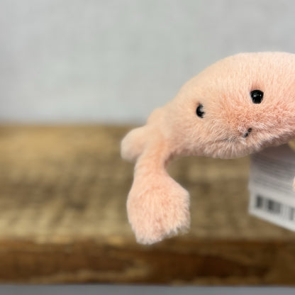 Jellycat Tiny Fluffy Crab - Mini Peach/Pink Crab Soft Toy New With Tags 4"