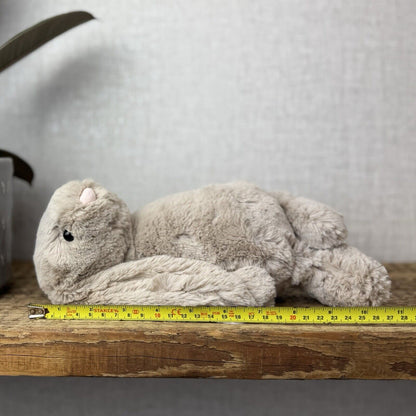 Jellycat Medium Bashful Beige Bunny - Light Brown Bunny Soft Toy Beanie 12” (1)