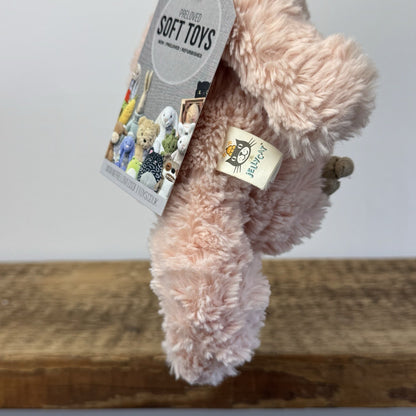 Jellycat Millyboo Piglet - Curly Cute Piglet Pink Soft Toy Rare Vintage 10"