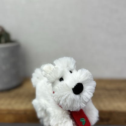 John Lewis Tiny Terrier Christmas Puppy 5” (Jellycat Collaboration) Small Puppy