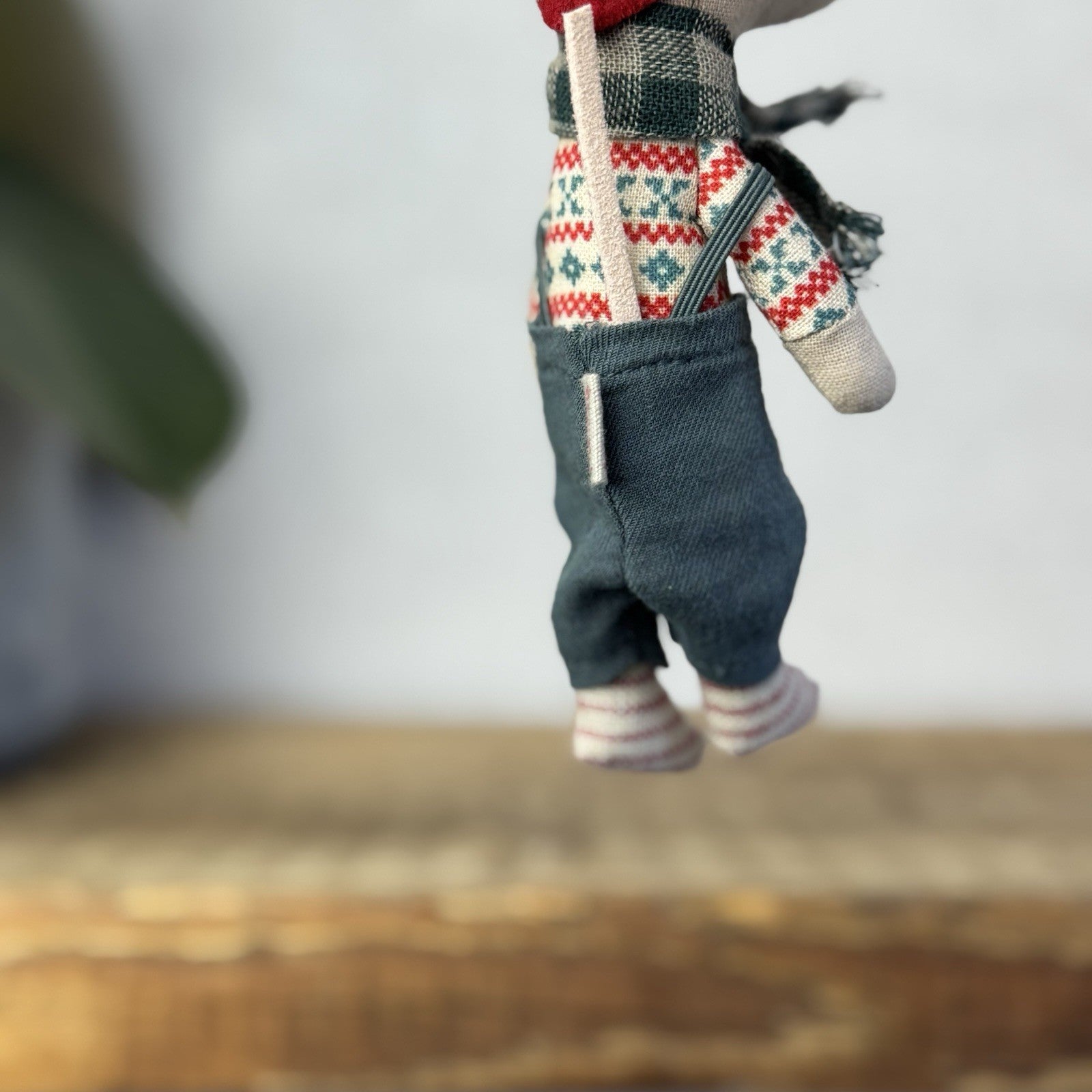 Maileg Big Brother Christmas Mouse - Mouse In Scarf And Red Hat Maileg World
