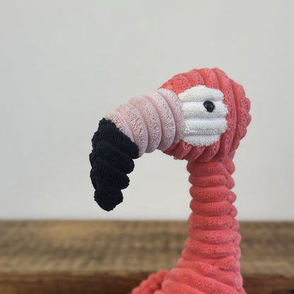 Jellycat Cordy Roy Flamingo - Pink Corduroy Beanie Flamingo Bird Retired 16"