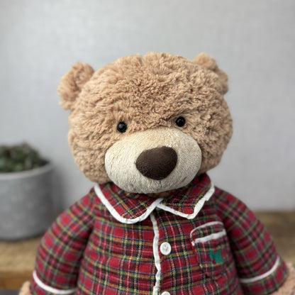 John Lewis Christmas Bed Time Bear - Large & Small (Jellycat Collaboration) Rare