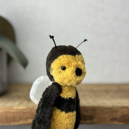 Jellycat Small Bashful Bee - Bumble Bee Plush Beanie Insect Soft Toy Retired 8”