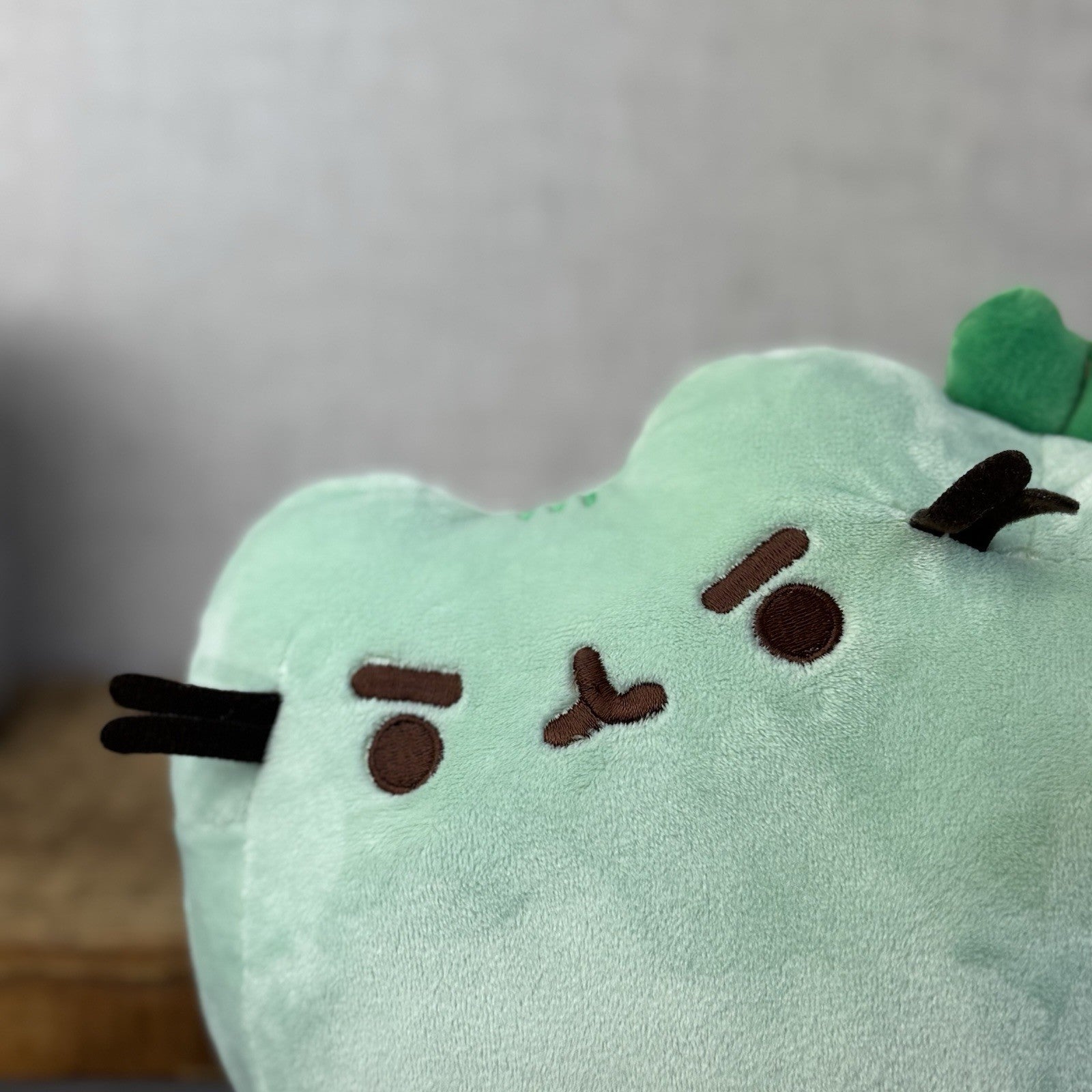 Gund Pusheen Cat - Pusheenosaurus Dinosaur Green - Partial Tags 10"