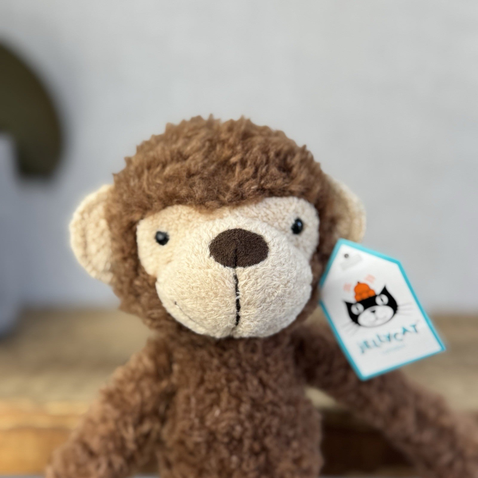 Jellycat Small Vintage Monkey - Brand New With Tags Rare 9"