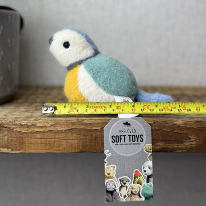 Jellycat Birdling Blue Tit - Birdling Jellycat Small Tiny Pocket Pal Beanie Bird