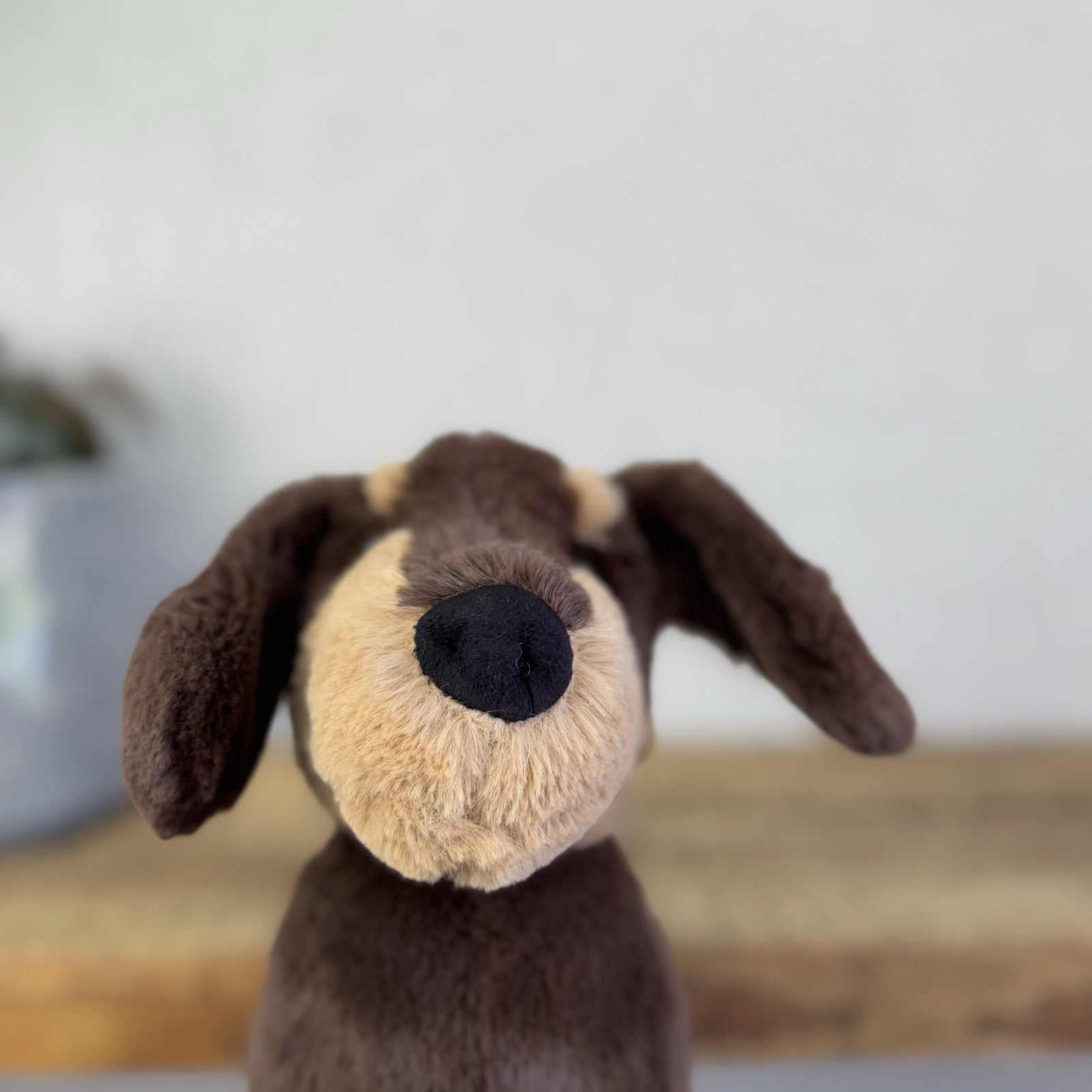Jellycat Otto Sausage Dog - Brown/tan Sausage Dog Beanie Soft Toy Plush 14"