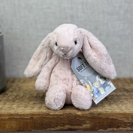Jellycat Small Bashful Blush Bunny - Soft Pink Bunny Rabbit Baby Pink Blush 8”