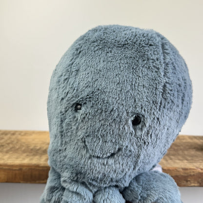 Jellycat Large Storm Octopus - Navy Large Octopus Beanie Retired Blue 20”