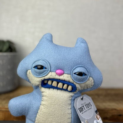 Fuggler Funny Ugly Monster Sketchy Squirrel Blue Pale Cute Ugly Monster Rare